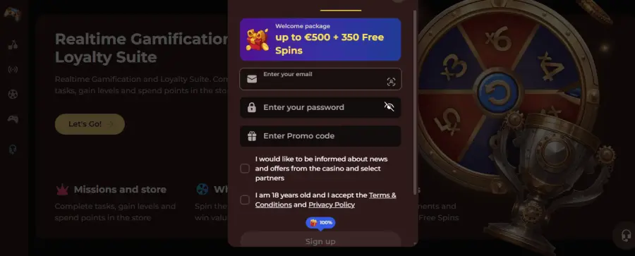 Vinci spin bonus